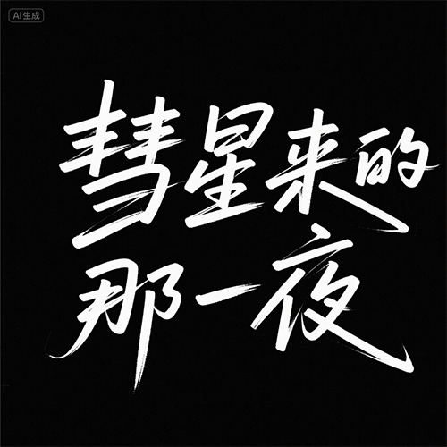 纤细手写艺术字体提示词