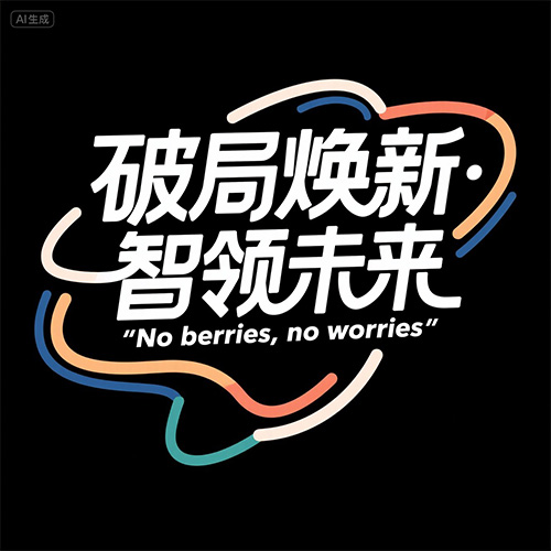 科技感标题文字字体设计提示词