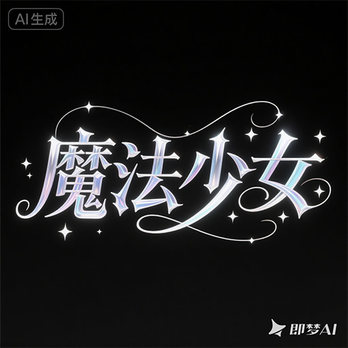 欧美风字体标题设计提示词