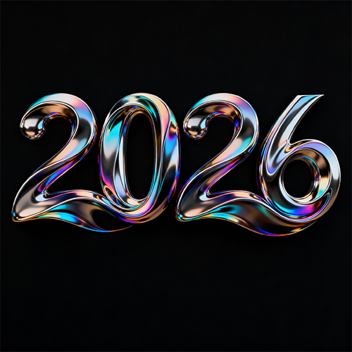 高级感立体金属质感字体提示词