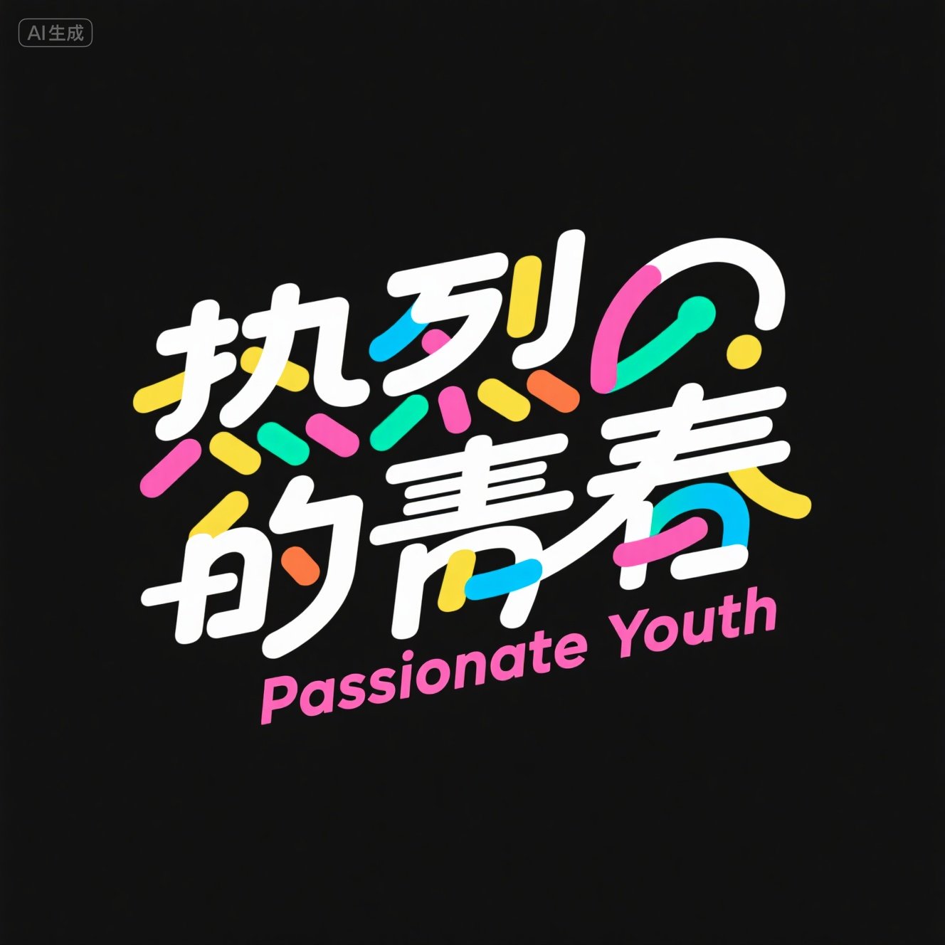 可爱创艺海报蓝色夏日海边风格艺术标题字体-ai艺绘资源