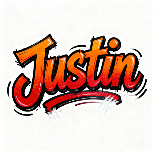 橙色渐变可爱手绘涂鸦艺术广告海报字体-ai艺绘资源