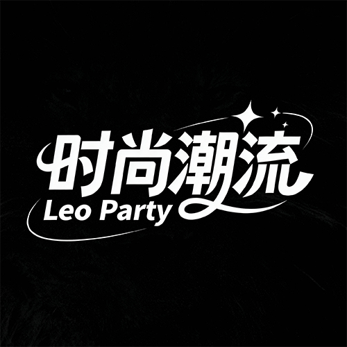 简约现代风格标志潮绿色流风广告字体-ai艺绘资源