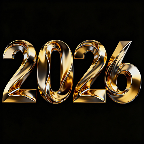 3D扭曲流体金属黄金创意艺术特效字体-ai艺绘资源