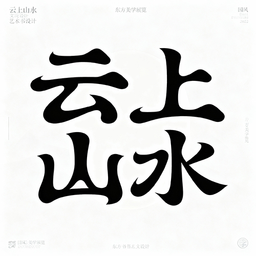 个性复古古风艺术灵动时代感海报字体-ai艺绘资源