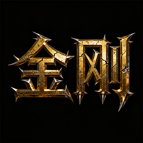 高亮3D金属材质硬核力量感文字字体-ai艺绘资源