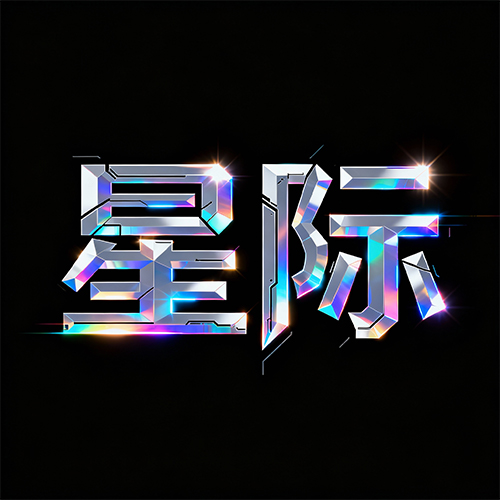 科幻风格立体感金属质感艺术字体-ai艺绘资源