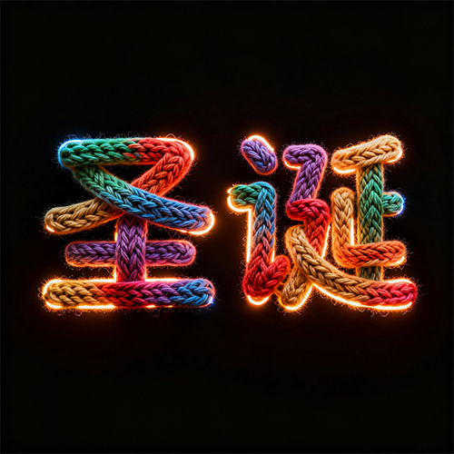 圣诞节主题3D毛衣质感创意艺术字体-ai艺绘资源