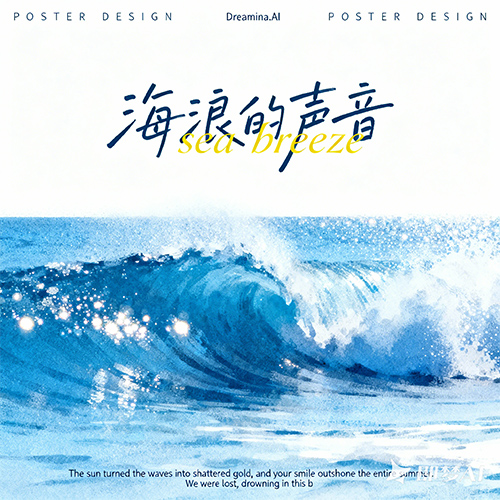 极简主义创意插画风格日系电影封面海报-ai艺绘资源