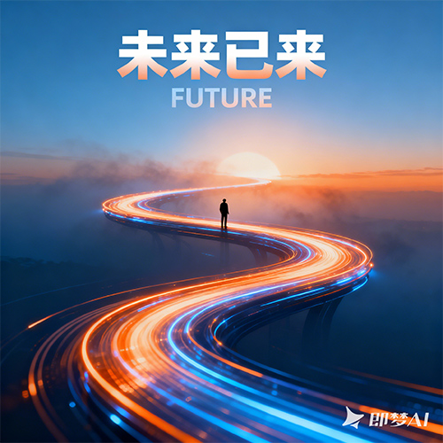 科幻风格大气企业宣传产品创意艺术海报-ai艺绘资源