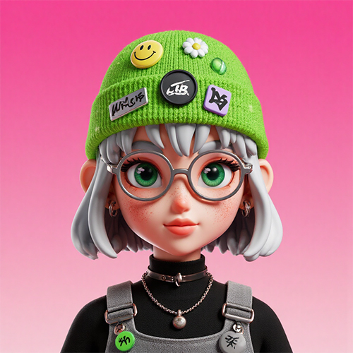 3D个性潮酷潮流时尚风格IP角色头像形象-ai艺绘资源