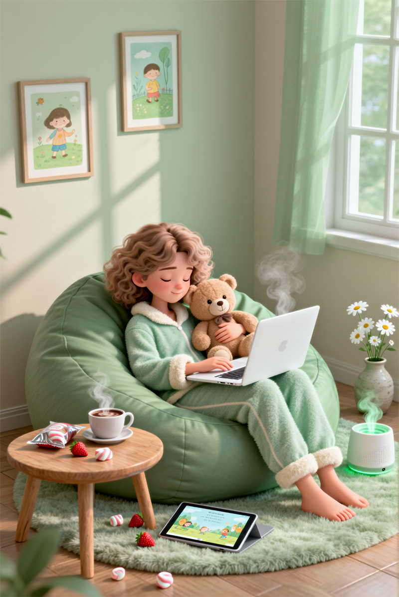 图片[4]-7张现代商务风格办公场景3D动漫海报插画素材-ai艺绘资源