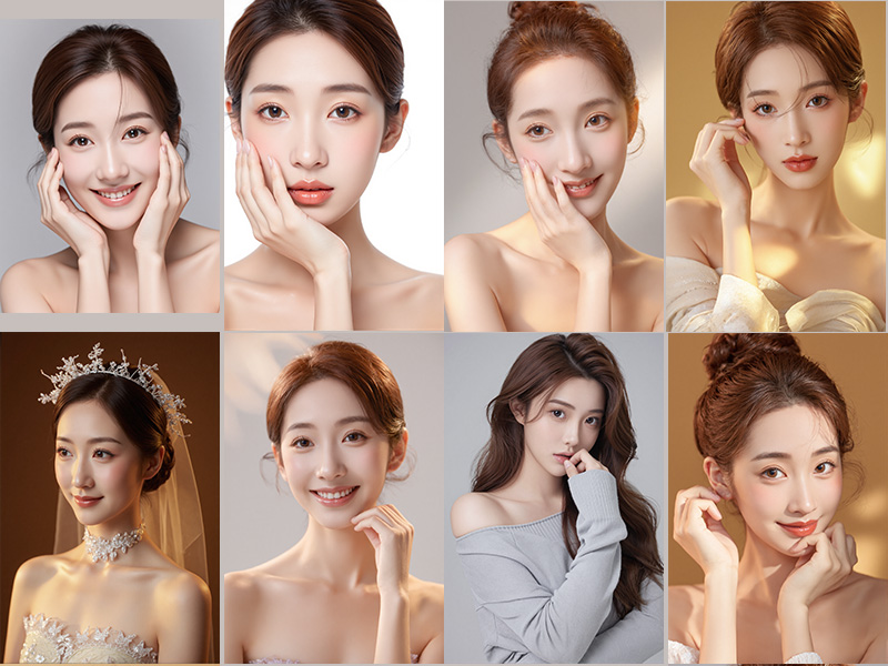 图片[2]-19张女性模特面部特写真摄影高清素材-ai艺绘资源